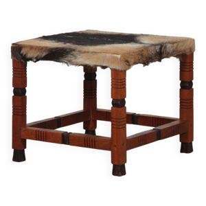 tabouret en bois massif