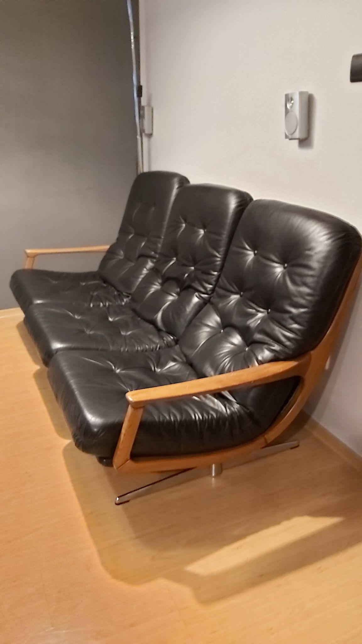 Vintage 3-seater sofa by E. Schmidt for Soloform