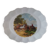 Plat porcelaine giraud