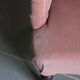 Fauteuil crapaud parme