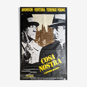 Affiche de cinéma originale "Cosa Nostra" 120x160 cm