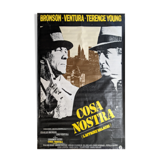 Affiche de cinéma originale "Cosa Nostra" 120x160 cm