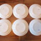 6 flat plates in Terre de Fer Choisy le Roi HB service Provençal Lot 3