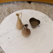 Collection of 3 ceramic vases by Gunnar Nylund Rörstrand Sweden, 1950s.