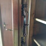 Solid wood library showcase