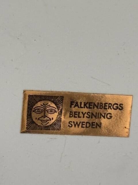 Falkensbergs Belysning brass floor lamp - Sweden 50s/60s