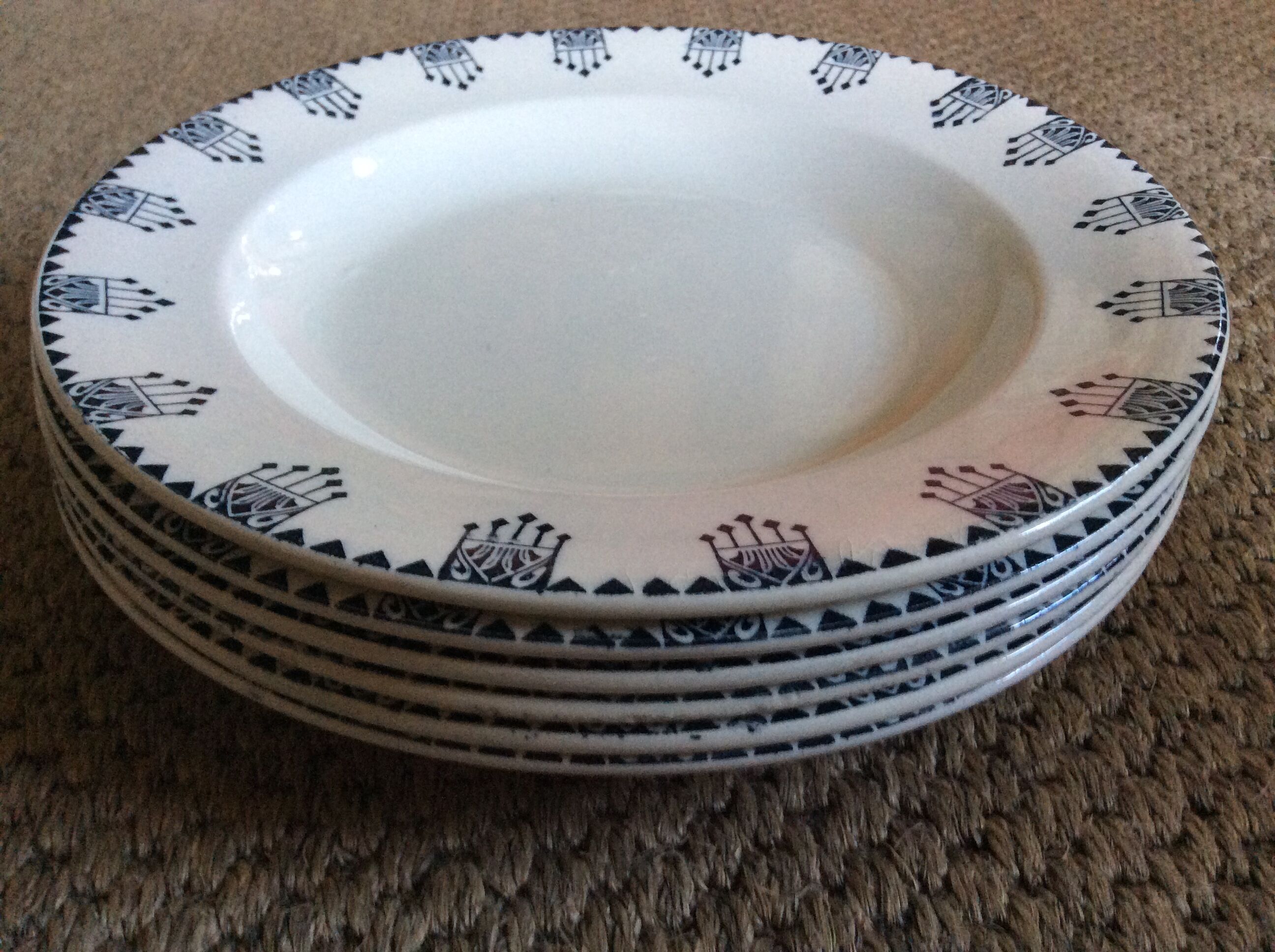 6 plates Iron Earth