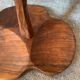 Olive tree's wooden dish