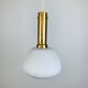Scandinavian opaline brass suspension from the 1960s.