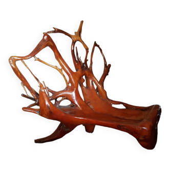 Root bench - Macka wood (collector's item)
