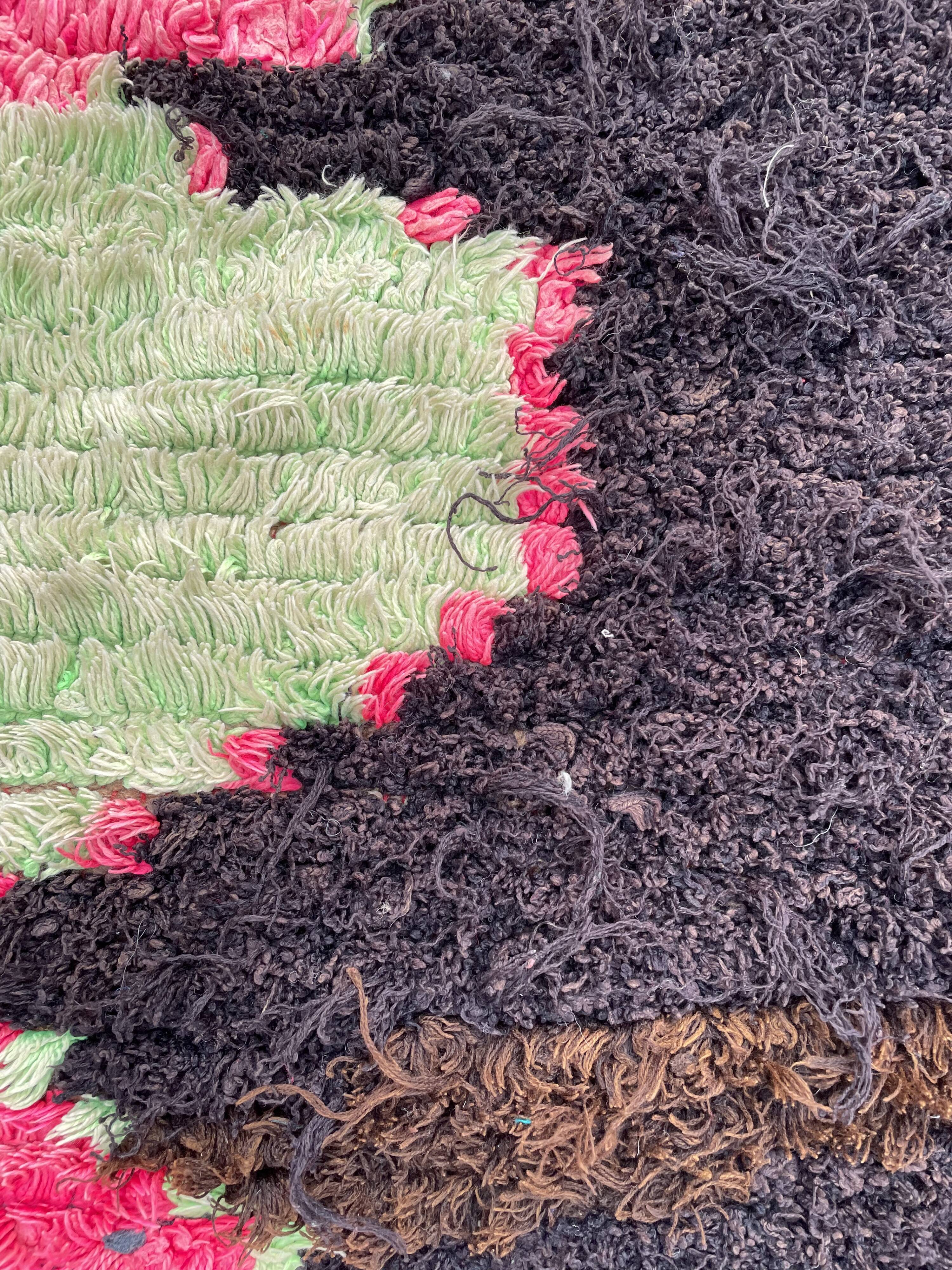 Berber carpet boucherouite