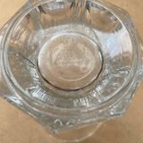 Antique Crystal D'Arques Vase With Diamond Made In France Vintage