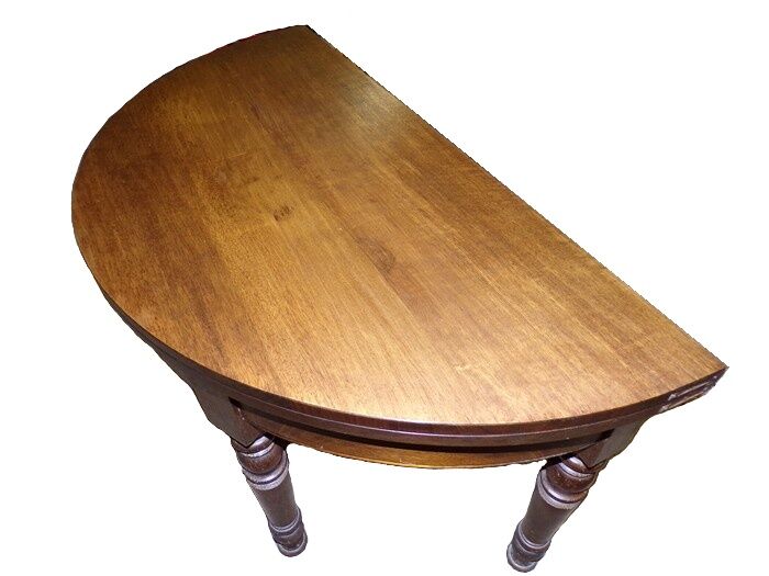 Table half moon 6 feet vintage