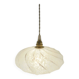 Speckled glass pendant light