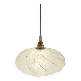 Speckled glass pendant light