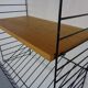 Swedish wall unit in ash and metal by Kajsa & Nils Nisse Strinning for String, 1950s