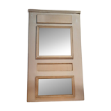 Woodwork trumeau with two mirrors