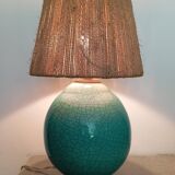 Art Deco cracked ceramic lamp from the 1930s