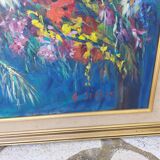 Tableau huile sur toile signé