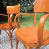 Pair of armchairs baumann