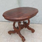 Napoleon III walnut gueridon table