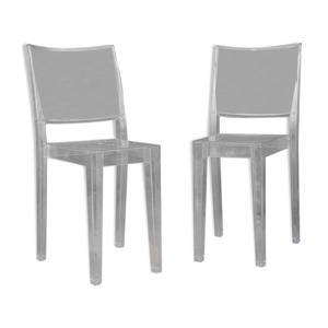 paire de chaises La Marie par Philippe starck pour kartell