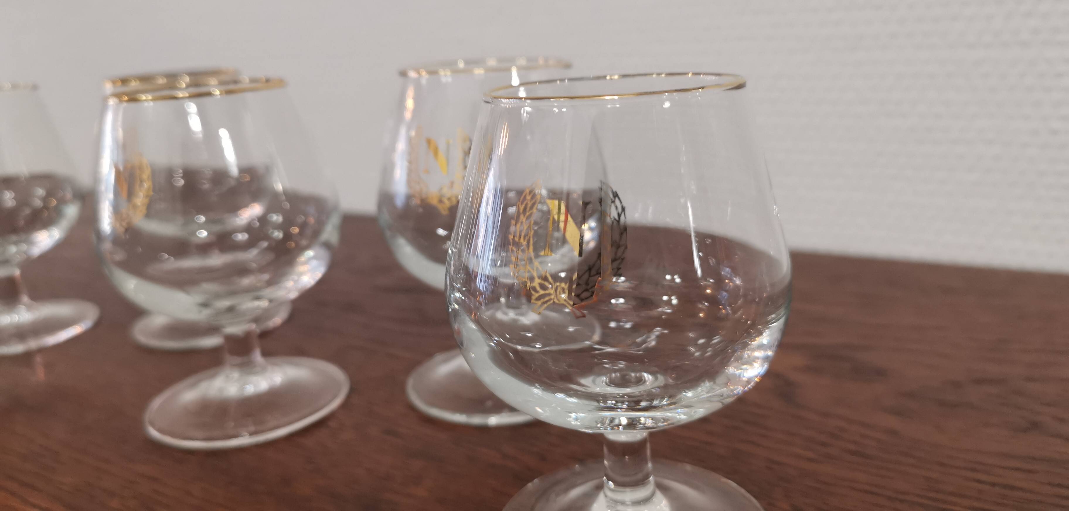 Lot de 5 verres à cognac "Napoléon"
