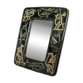 Ceramic Bird Mirror Lisa Larson Harlequin Series / Gustavsberg