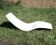 Charles Zublena fiberglass deck chair, 1960s