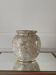 Fossil stone round vase