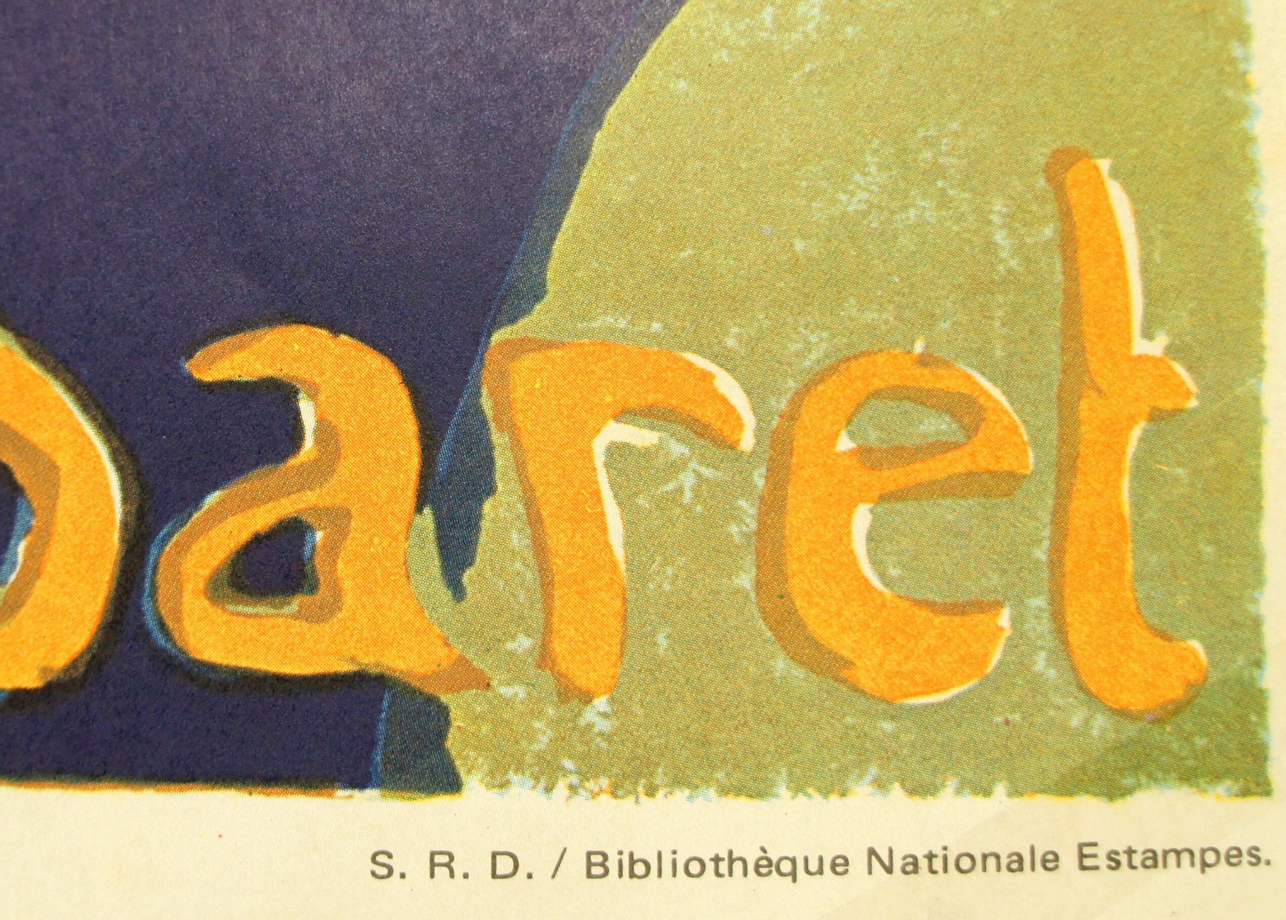 Vintage poster BNF Henri de Toulouse-Lautrec