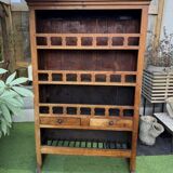 19th-century oak draining dresser