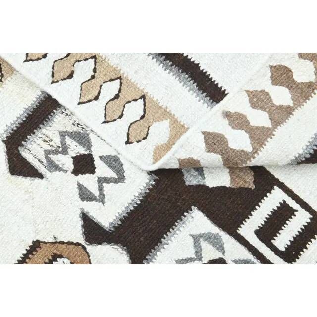 1970s Turkish Oushak Handmade Wool Cotton Beige Runner Rug 99x300