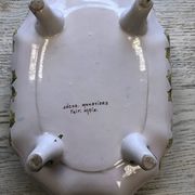 Tureen and its oval platter in moustiers - perfect condition