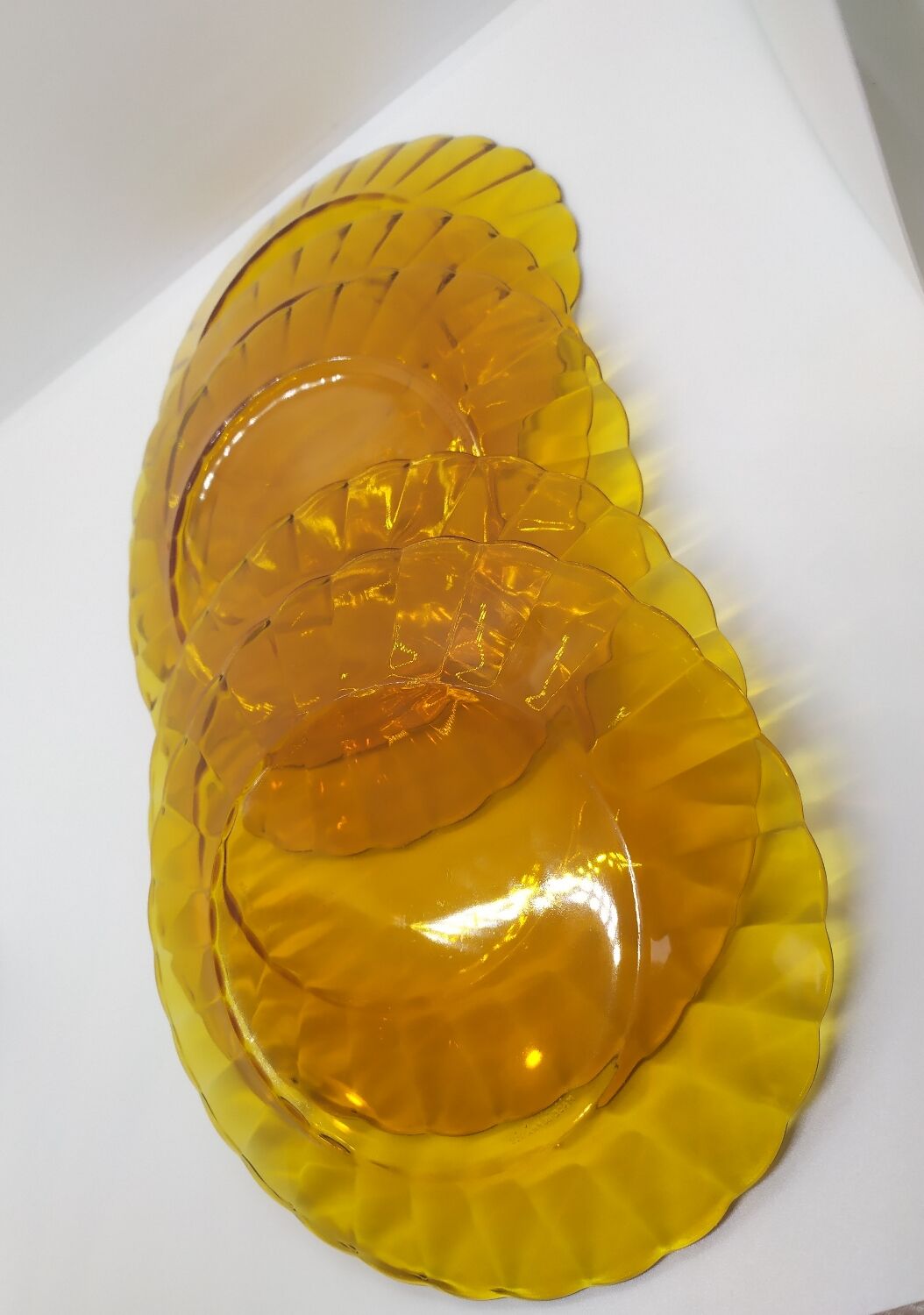 Duralex vintage dessert plates