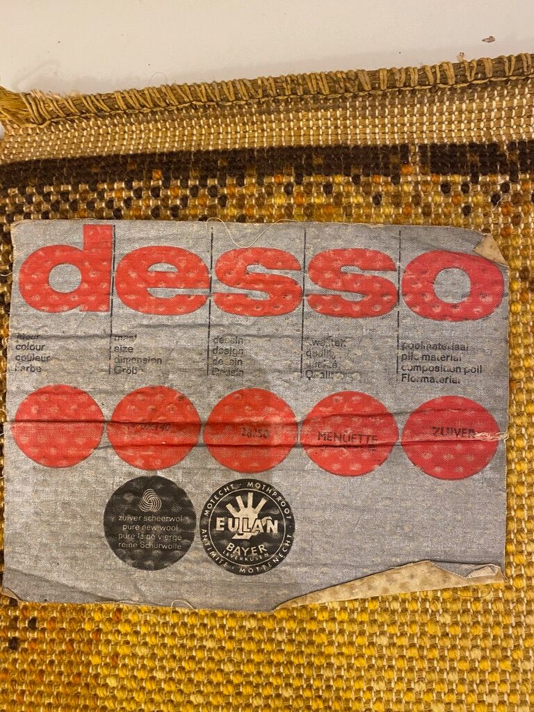 Menuette carpet by Desso 1970s 140x70cm