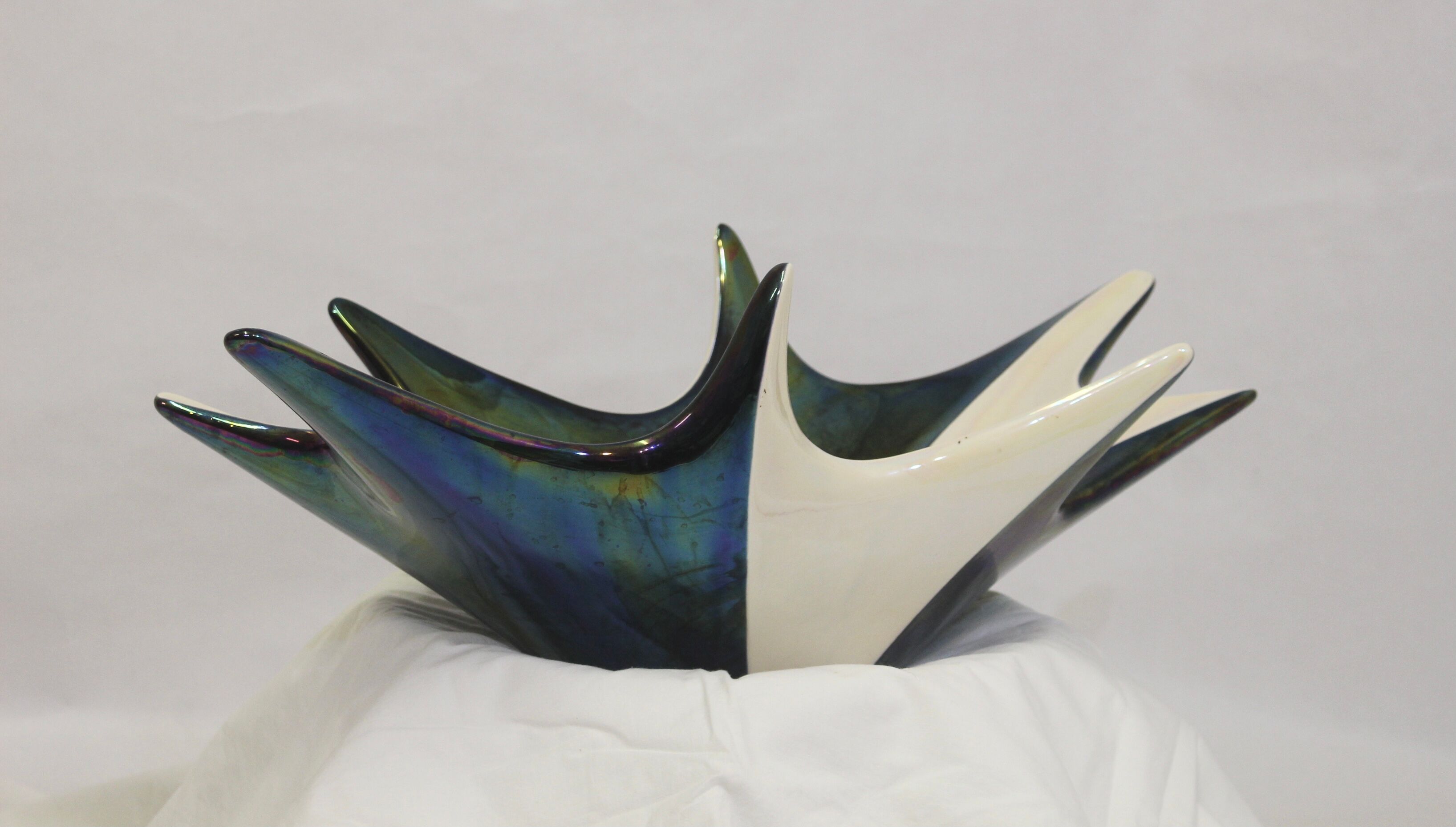 coupe à fruits vintage verceram - année 50 fabrication française