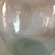 Dame -jeanne Vibesal 20 L in transparent glass / vintage 60s-70s