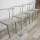 Lot de 4 chaises Dr Glob Design par Philippe Starck pour Kartell