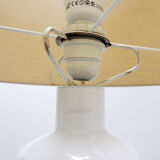 20th-century white opaline glass table lamp