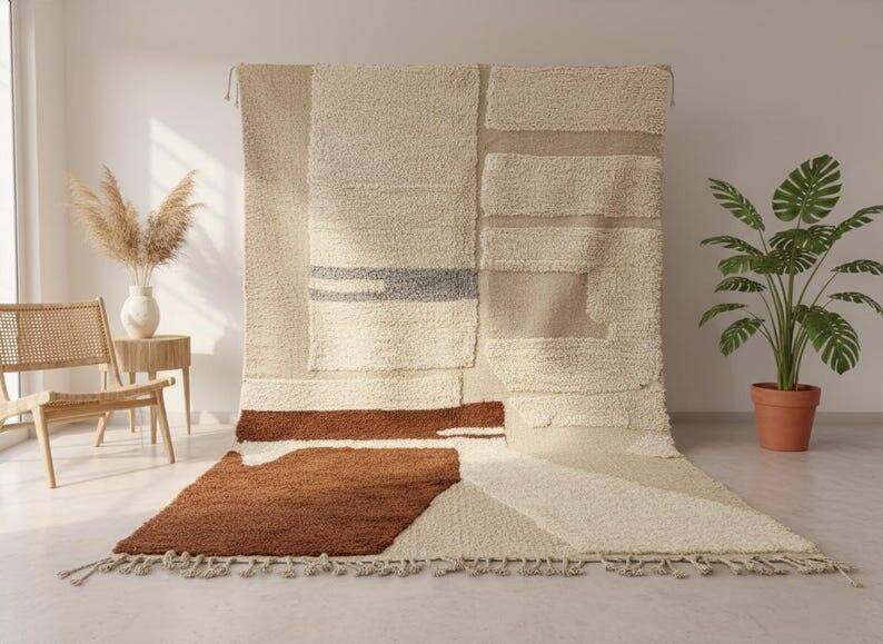 Authentic traditional handwoven Atlas Moroccan rug size 1.4/2.6.