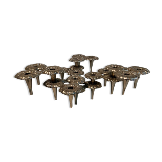 7 modular candle holders varying nagel 1970