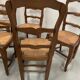 Set of eight 20th-century Regency-style chairs in solid oak
