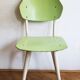 Set of 6 vintage TON chairs in painted wood, Czechoslovakia, 1964
