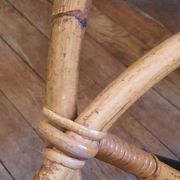 Pair of rattan armchairs