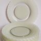 Eight Duralex dessert plates in 60s painted glass