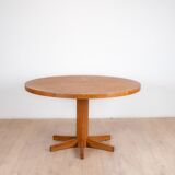 Round pine dining table, 1983