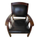 Colonial style wooden armchair