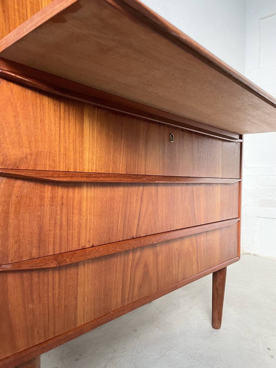 Danish teak secretary from the 60s