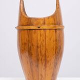 Curved wooden umbrella stand 1960s France